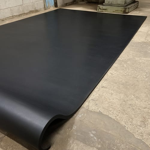 Customer photo review of Industrial Grade Rubber Sheet 1.5mm to 25mm Thick Heavy Duty, Abrasion-Resistant, Custom Cut Lengths 1.4m Wide Rolls, Ideal for Tough Applications