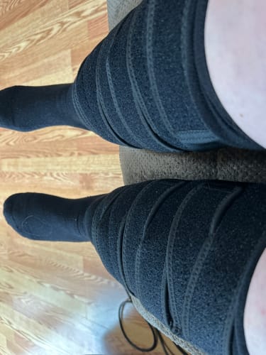 Customer photo review of Beltwell® Calf Compression Wrap