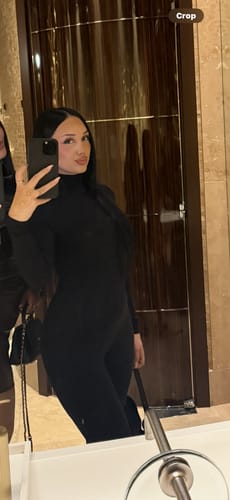 Customer photo review of Naked Turtleneck Stirrup Jumpsuit