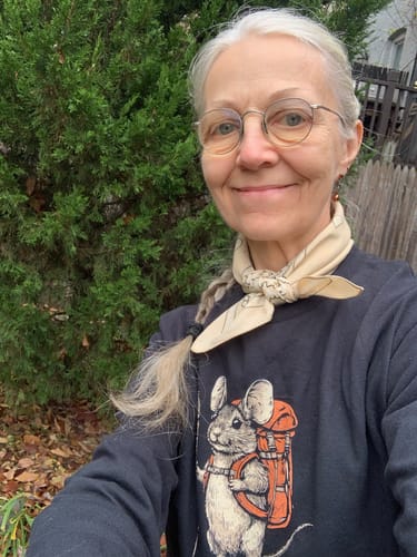 Customer photo review of Field Mouse Backpacker Long Sleeve T-Shirt