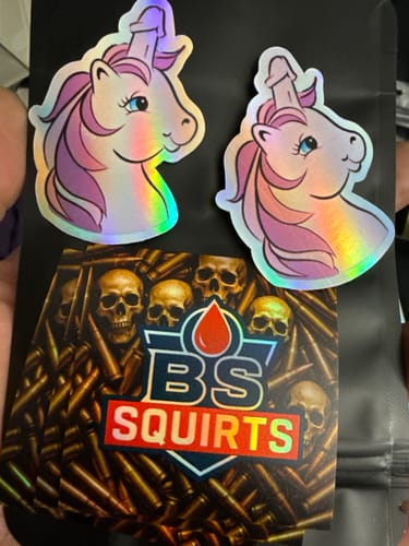 Customer photo review of Gold Brushed Stickers