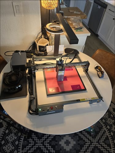 Customer photo review of AtomStack A40 Pro V2 Laser Engraver with F60 Air Assist Kit