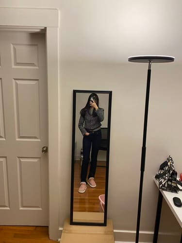 Customer photo review of Cropped Woolen Blazer
