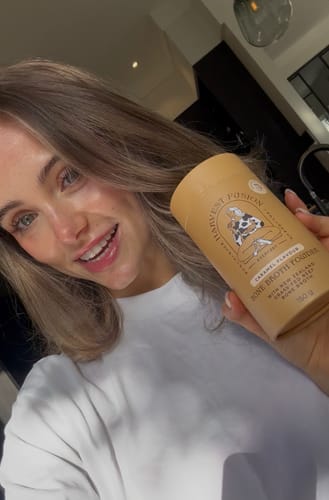 Customer photo review of Caramel Bone Broth