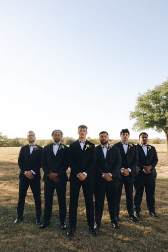 Customer photo review of Floral Emerald Bow Tie