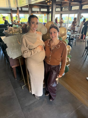 Customer photo review of Knit Off-Shoulder Sweater Maxi Dress