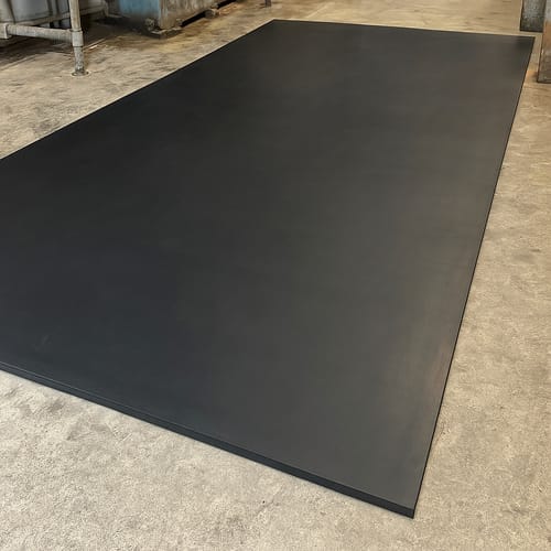 Customer photo review of Industrial Grade Rubber Sheet 1.5mm to 25mm Thick Heavy Duty, Abrasion-Resistant, Custom Cut Lengths 1.4m Wide Rolls, Ideal for Tough Applications