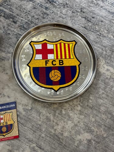 Customer photo review of FC Barcelona® Logo - Wooden Puzzle