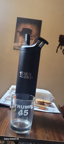 Customer photo review of Jesus Is Lord 2.0 Stainless Steel 24oz Tumbler