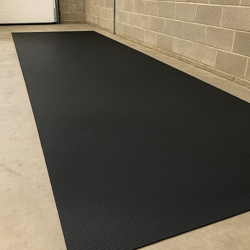 Customer photo review of 6mm Rubber Sheet Matting Durable, Slip-Resistant, Easy to Clean for Commercial & Industrial Use Versatile Flooring Solution - Linear Metre
