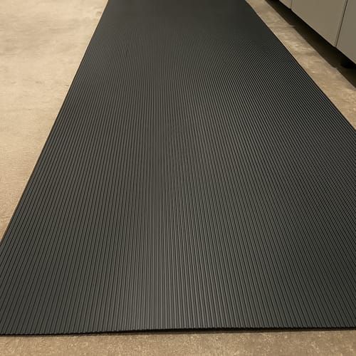 Customer photo review of 6mm Rubber Sheet Matting Durable, Slip-Resistant, Easy to Clean for Commercial & Industrial Use Versatile Flooring Solution - Linear Metre