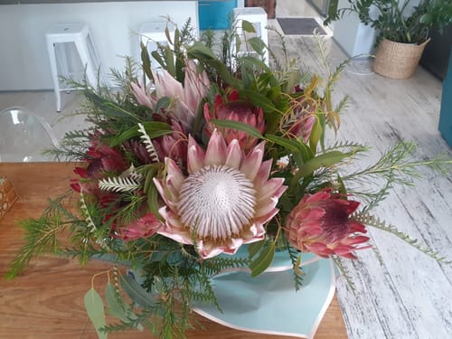 Customer photo review of Cape Town Protea Bouquet