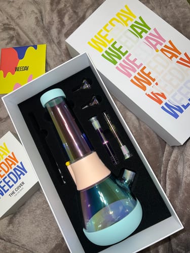 Customer photo review of Cotton Candy - Iridescent Bong Mix
