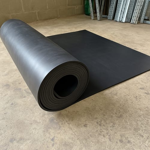 Customer photo review of Industrial Grade Rubber Sheet 1.5mm to 25mm Thick Heavy Duty, Abrasion-Resistant, Custom Cut Lengths 1.4m Wide Rolls, Ideal for Tough Applications