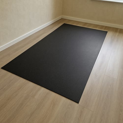 Customer photo review of 6mm Rubber Sheet Matting Durable, Slip-Resistant, Easy to Clean for Commercial & Industrial Use Versatile Flooring Solution - Linear Metre