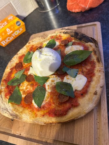 Customer photo review of Sourdough Pizza Bases