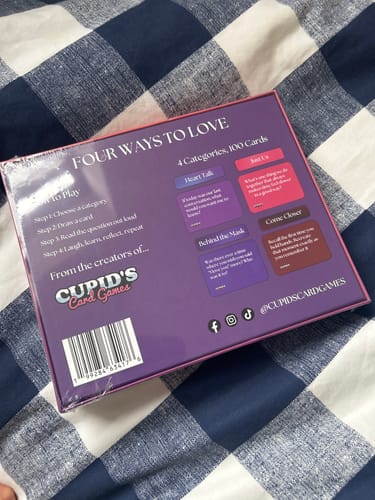 Customer photo review of Four Ways To Love Card Game - The Deep Question Game for Couples