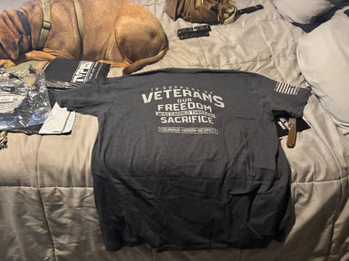 Customer photo review of Freedom Earned Through Sacrifice