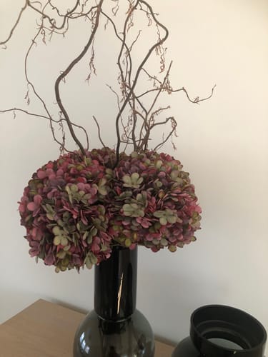 Christel S. review of Grote Zijden Hortensia (5 stengels) - Paars image 1 out of 1
