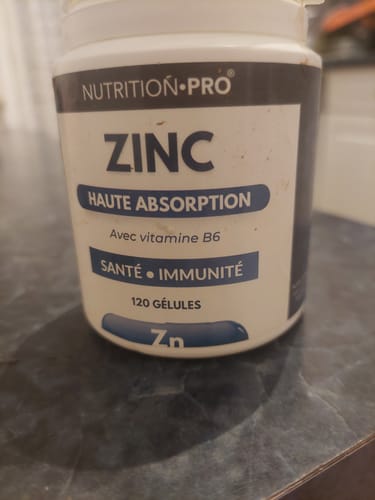 Customer photo review of ZINC - 120 GÉLULES