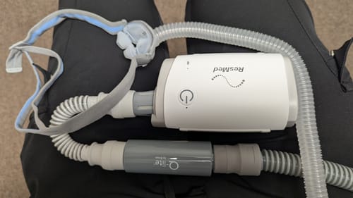 Customer photo review of ResMed AirMini™ AutoSet Travel CPAP Machine