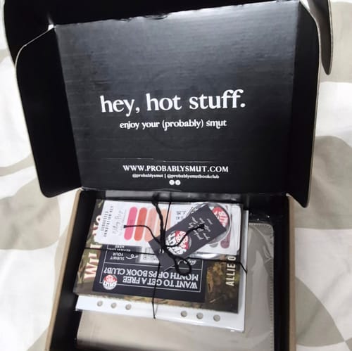 Customer photo review of good girl book club subscription