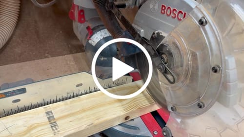 Customer video review of Bosch Axial Glide Miter Saw Dust Chute (Gen II)