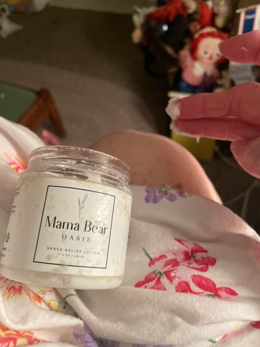 Customer photo review of 3 Pack - Mama Bear Nerve Relief Lotion -