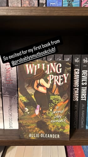 Customer photo review of good girl book club subscription