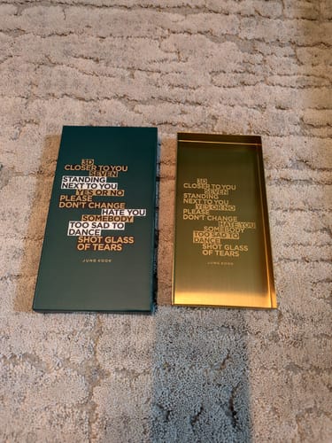 Customer photo review of JUNGKOOK - GOLDEN 1ST SOLO ALBUM OFFICIAL MD