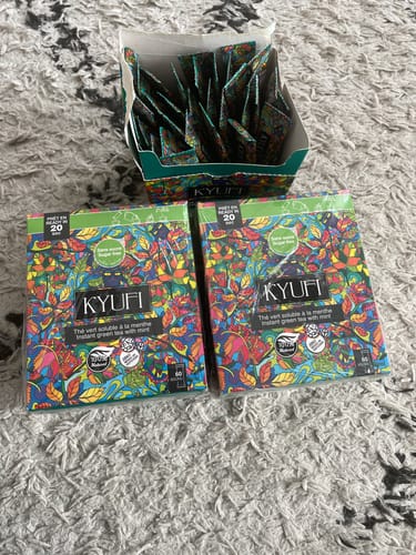 Customer photo review of Thé Vert Instantané À La Menthe - Sans Sucre