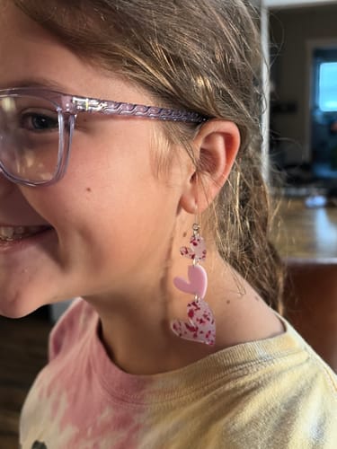 Shannon F. review of Confetti Tree Dangles Hypoallergenic Earrings for Sensitive Ears Made with Plastic Posts image 1 out of 1