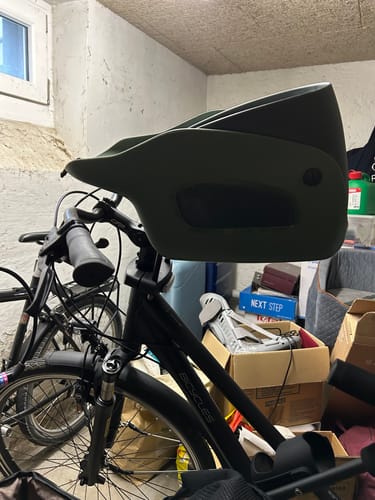 Customer photo review of Kvisp Dog Bike Carrier