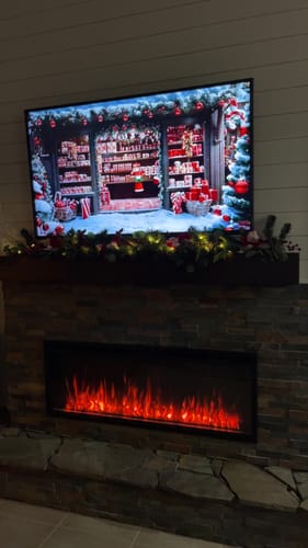 Customer photo review of Distressed Mantels