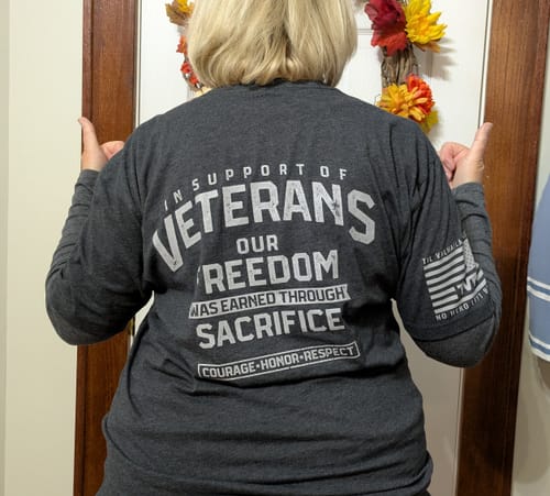 Customer photo review of Freedom Earned Through Sacrifice