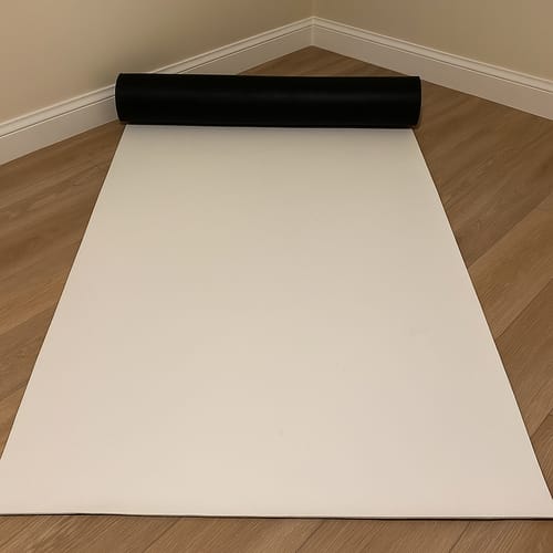 Customer photo review of Commercial Grade Nitrile Rubber Sheet Resistant to Petroleum Oils, Aromatic Hydrocarbons & Mineral Oils Durable Rubber Sheet, Linear Metre