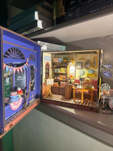 Customer photo review of Salon Bleu des Douceurs - La Maquette en Bois®
