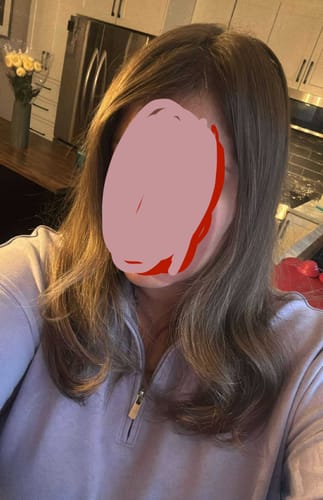 Customer photo review of Pre-Wash Fortifying Rosemary Oil for Scalp