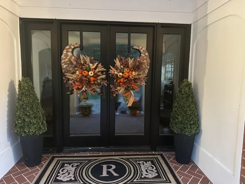 Customer photo review of Thanksgiving Cornucopia Door Piece