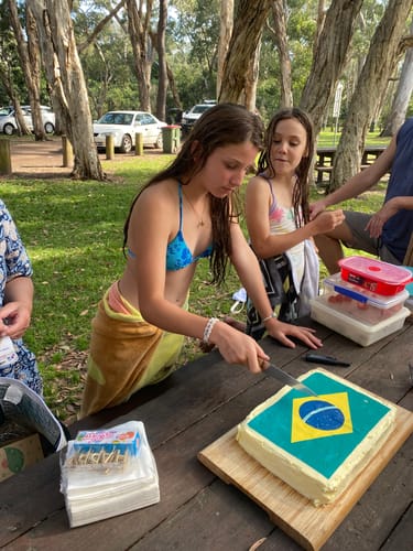 Customer photo review of A4 Rectangle Custom Edible Icing Image