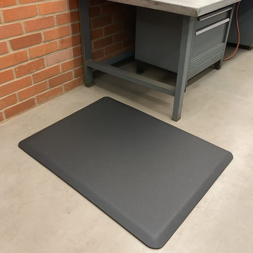 Customer photo review of Heavy-Duty Anti-Fatigue Foam Matting – Wear-Resistant PVC Foam, Slip-Resistant, Cushioned Support for Industrial, Commercial & Garage Use