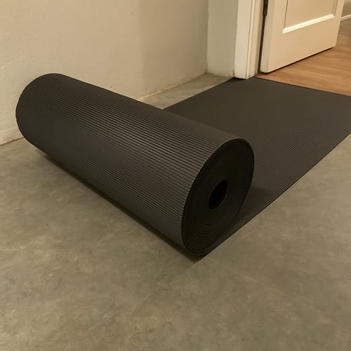 Customer photo review of Fine Ribbed PVC Matting – Slip-Resistant, Chemical & Oil Resistant, 1m x 25m Roll