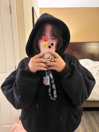 Customer photo review of *Pre-Order* Eight Cats Oversized Hoodie