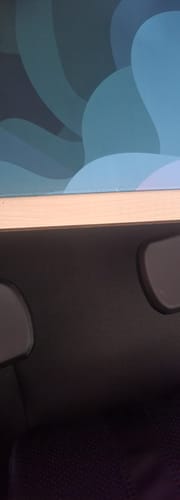 Customer photo review of Glacier Flow Mousepad