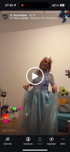Customer video review of Wicked Glinda lila Kleid Cosplay Outfits für Mottoparty