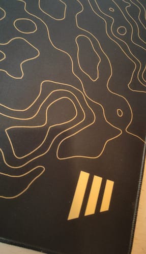Customer photo review of Desert Midnight Topo Mousepad