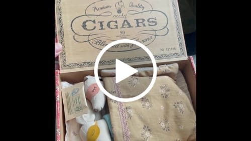 Kundenbewertung mit Video zu Maileg - Maus Mum & Dad in Zigarrenbox