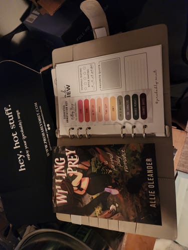 Customer photo review of good girl book club subscription