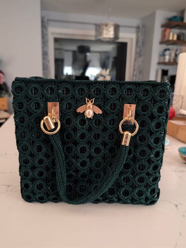 Joanne K. review of custom bag leather label image 1 out of 1