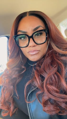 Customer photo review of Sensationnel Glueless Bare Luxe Lace Wig - 13x6 Unit 15